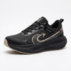 Black & Beige Chunky Lace-Up Sneakers
