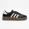 Black & White Retro Gum Sole Sneakers