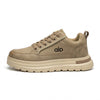 Tan & Beige Chunky Lace-Up Sneakers