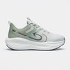 White & Sage Green Chunky Sneakers