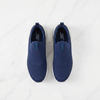 Skechers Go Walk navy blue flat lay white marble