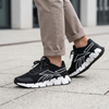 Reebok Mesh Lace-Up Sneakers – Black & White