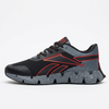 Reebok Zig Classic black red sneaker white background studio