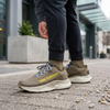 New Balance Fresh Foam X olive neon yellow sneaker city lifestyle square