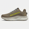 New Balance Fresh Foam X olive neon yellow sneaker white background studio