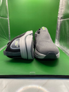 Skechers Go Walk grey heel and front pair view