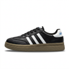 Ainwei Samba black white sneaker side view white background